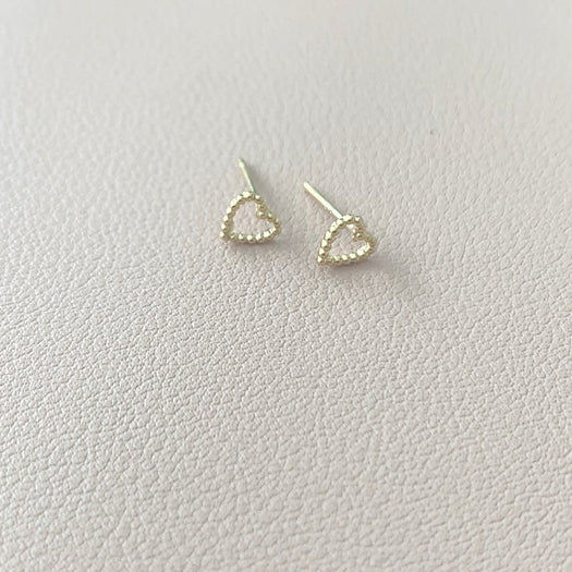 Ruby Heart earrings