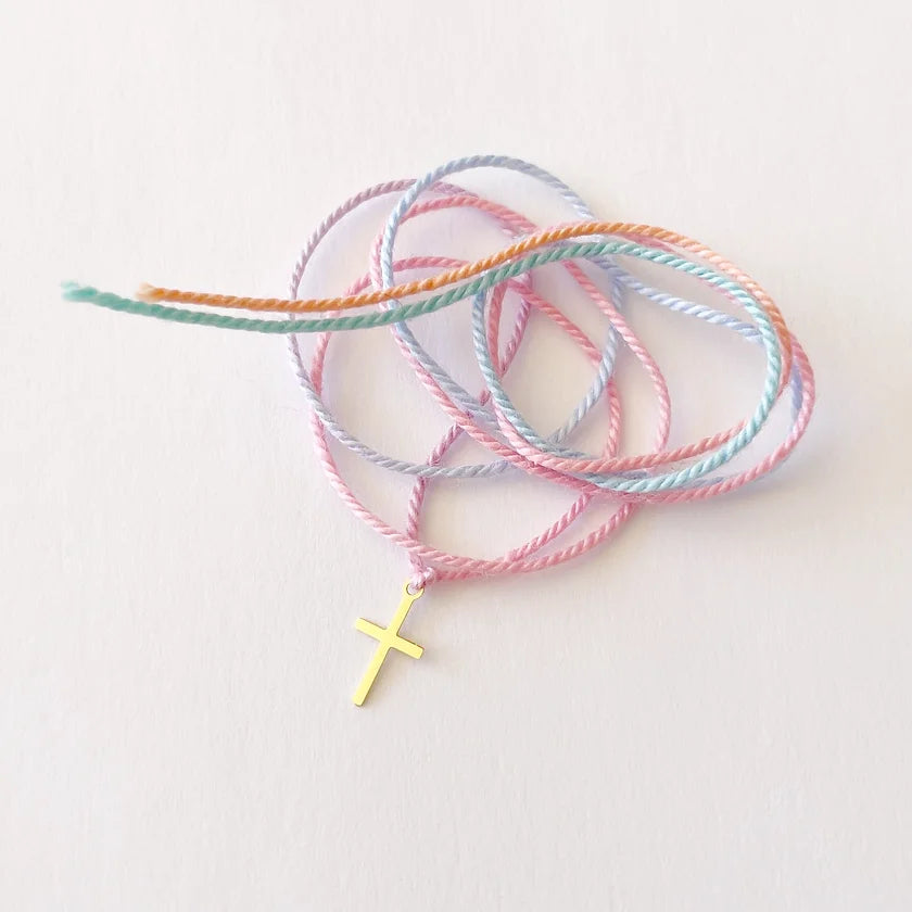 Make a Wish bracelet - Cross