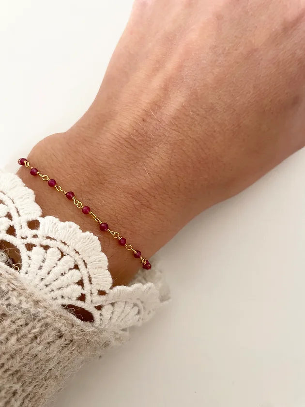 Happiness bracelet (Red Jade)