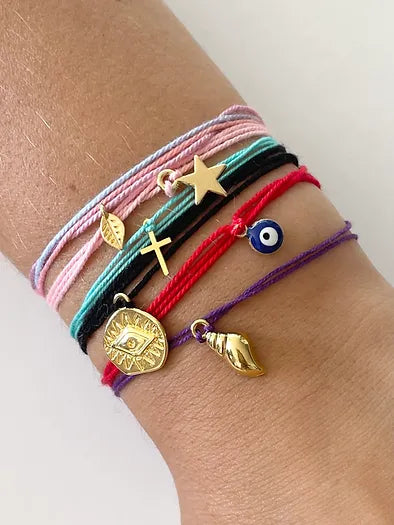 Make a Wish bracelet - Cross