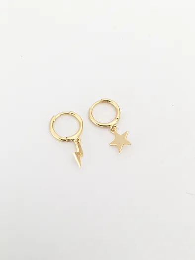 Flash &amp; Star earrings