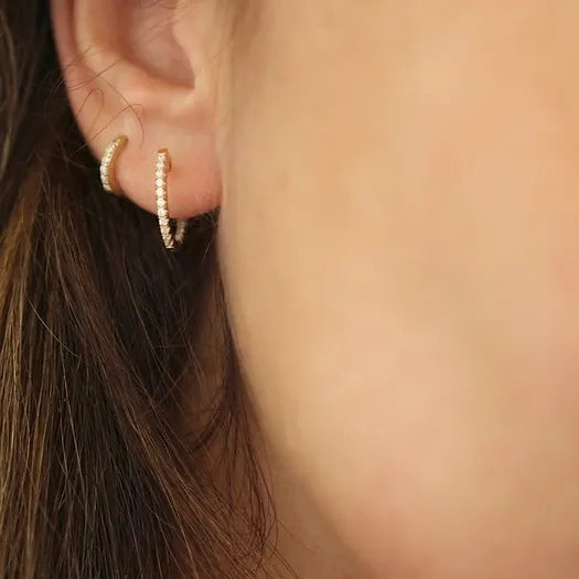 Amanda hoop earrings