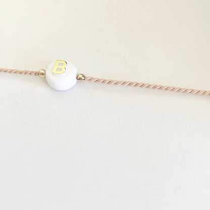 Letter bracelet