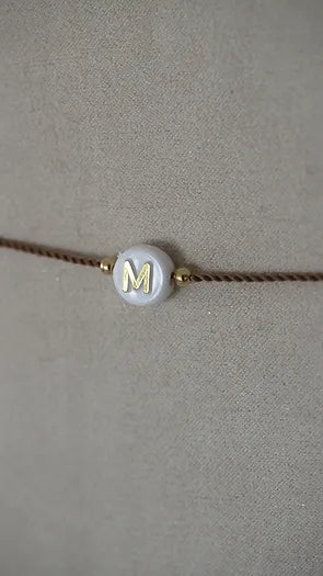 Letter bracelet