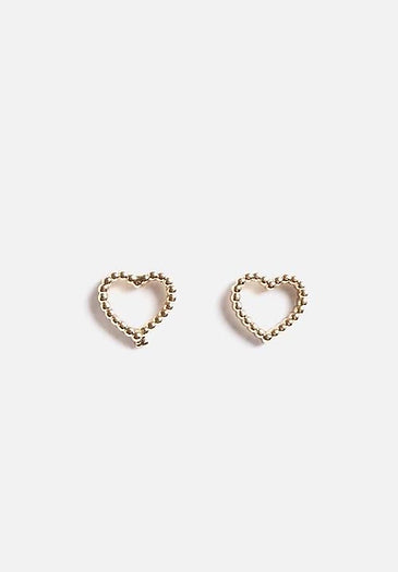 Ruby Heart earrings