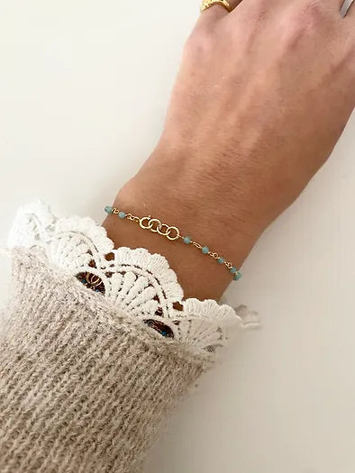 Bracelet Bonheur (Jade Rouge)