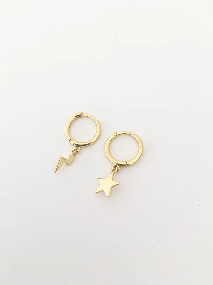 Flash &amp; Star earrings