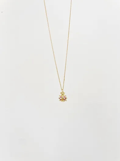 Collier Coccinelle chaine