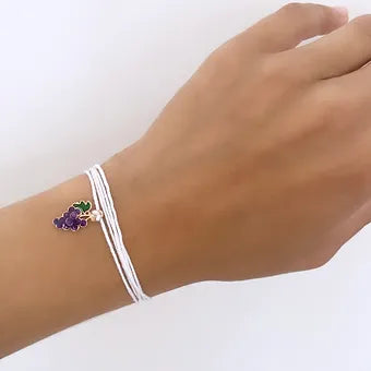 Lucky Wish bracelet - Grapes
