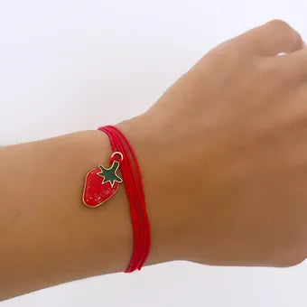 Lucky Wish bracelet - Strawberry