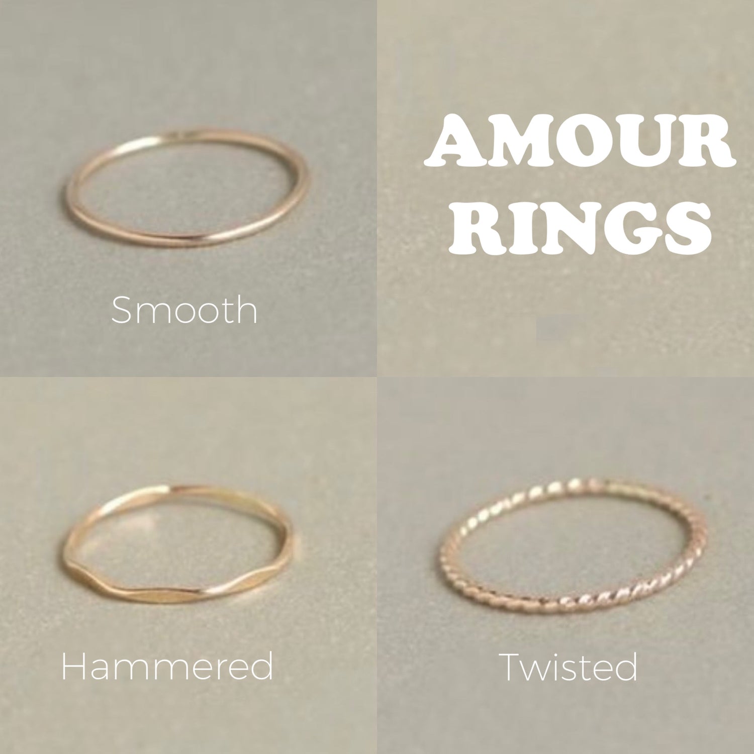 Bague Amour Smooth (Lisse)